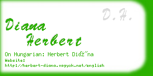 diana herbert business card